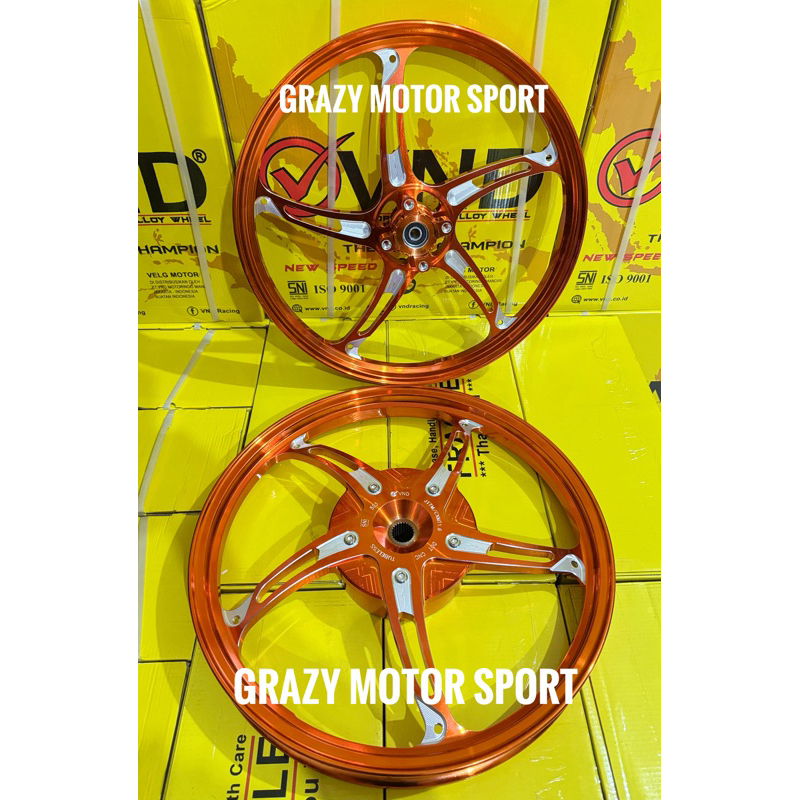 VELG VND NEW SPEED RING 17 VARIO 150 VARIO 125 & VELG VND NEW SPEED RING 17 BEAT SCOOPY & VELG VND B
