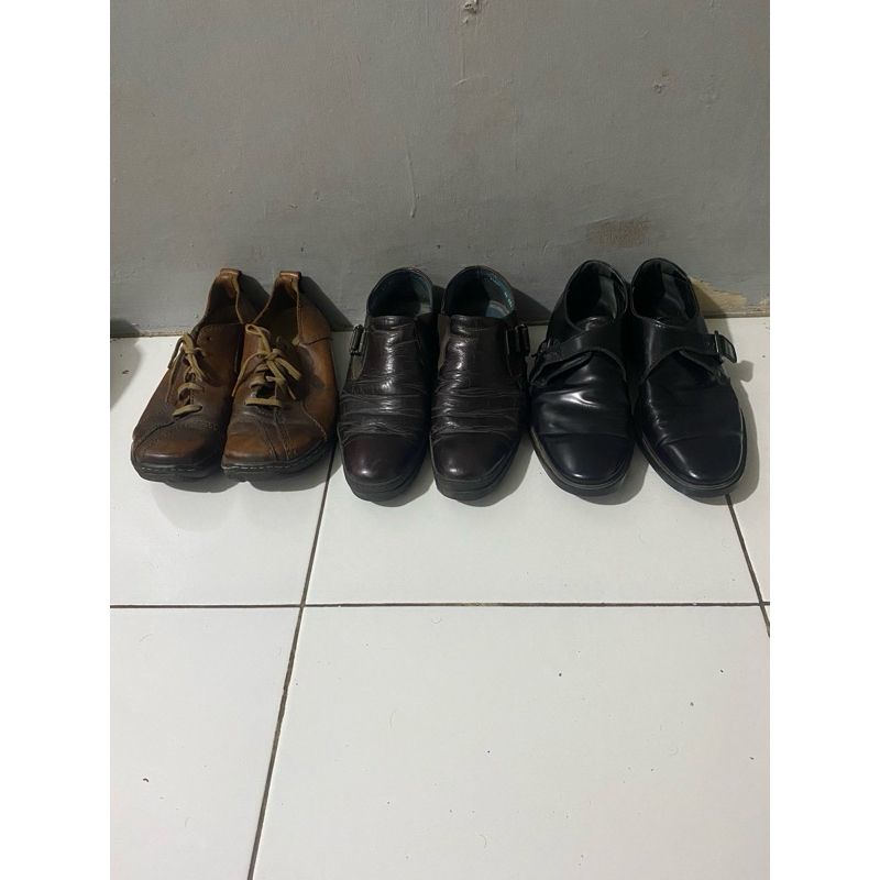 Sepatu Pantofel Clarks, Aldo Brue & TOD’S Original