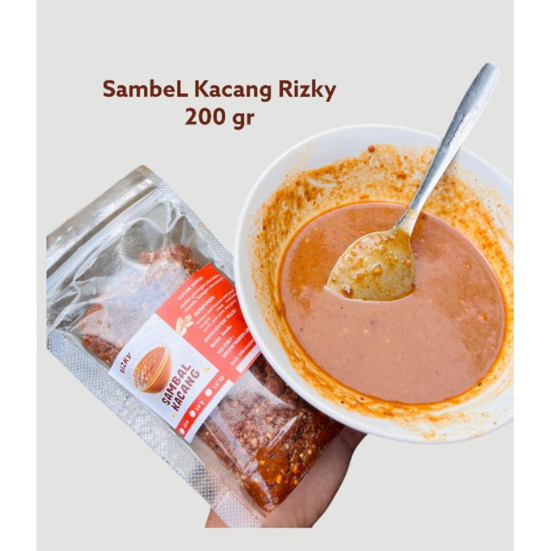

Sambel Kacang rizky bumbu sate gorengan siomay batagor 200gr