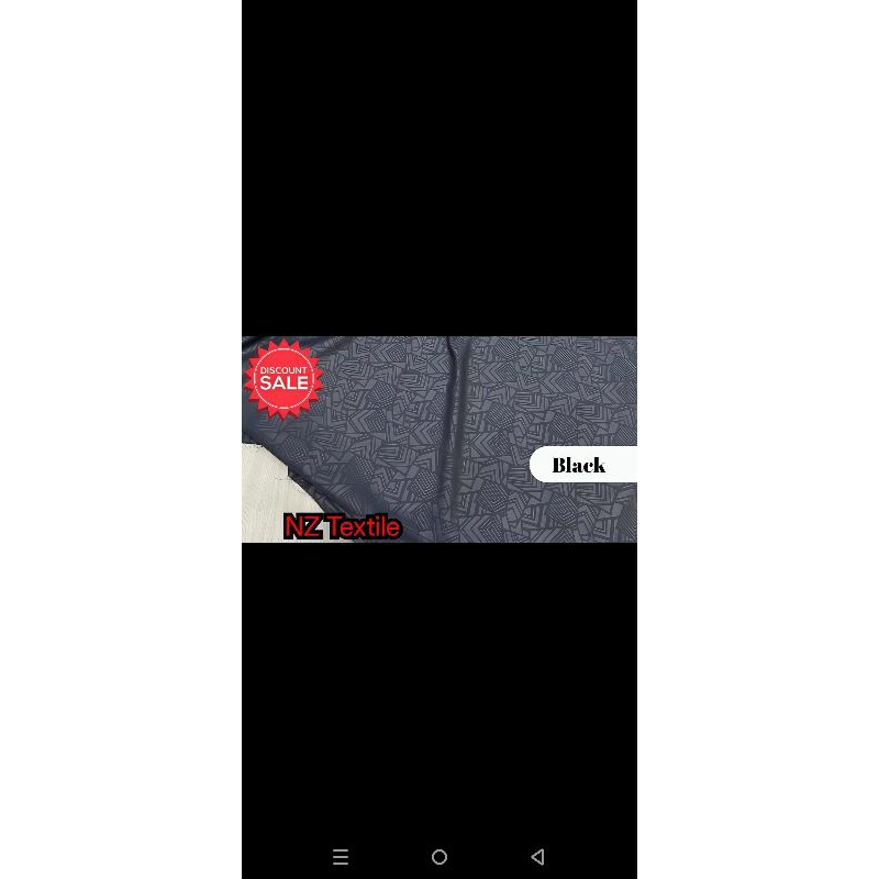 Kain katun toyobo embos harga per  0.5 meter