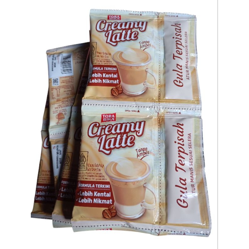 

[5 SACHET] TORABIKA CREAMY LATTE GULA TERPISAH 5 SACHET