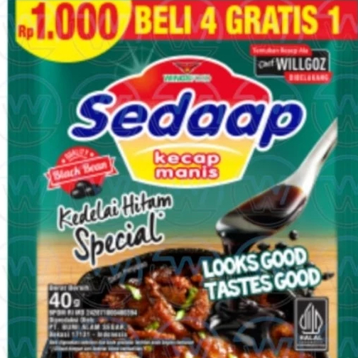 

☘️MUMTAAZZTORE☘️ WINGSFOOD SEDAAP KECAP MANIS SPECIAL KETENG RP1000 ISI 15@40g
