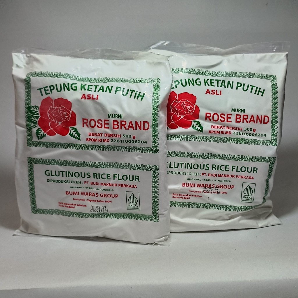 

Tepung Beras Ketan Rose Brand 500gr