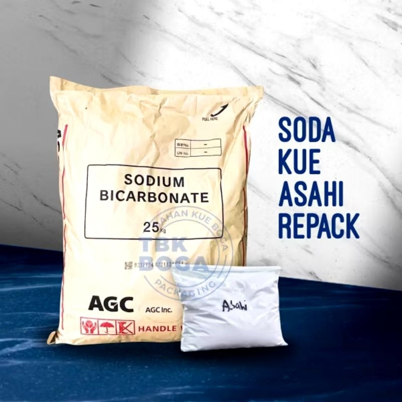 

sodium bicarbonate soda kue food grade kamasan repack 1kg