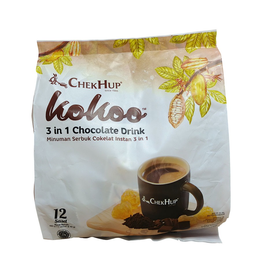 

CHEKHUP KOKOO HOT CHOCOLATE 3IN1 15'S X 40 GR