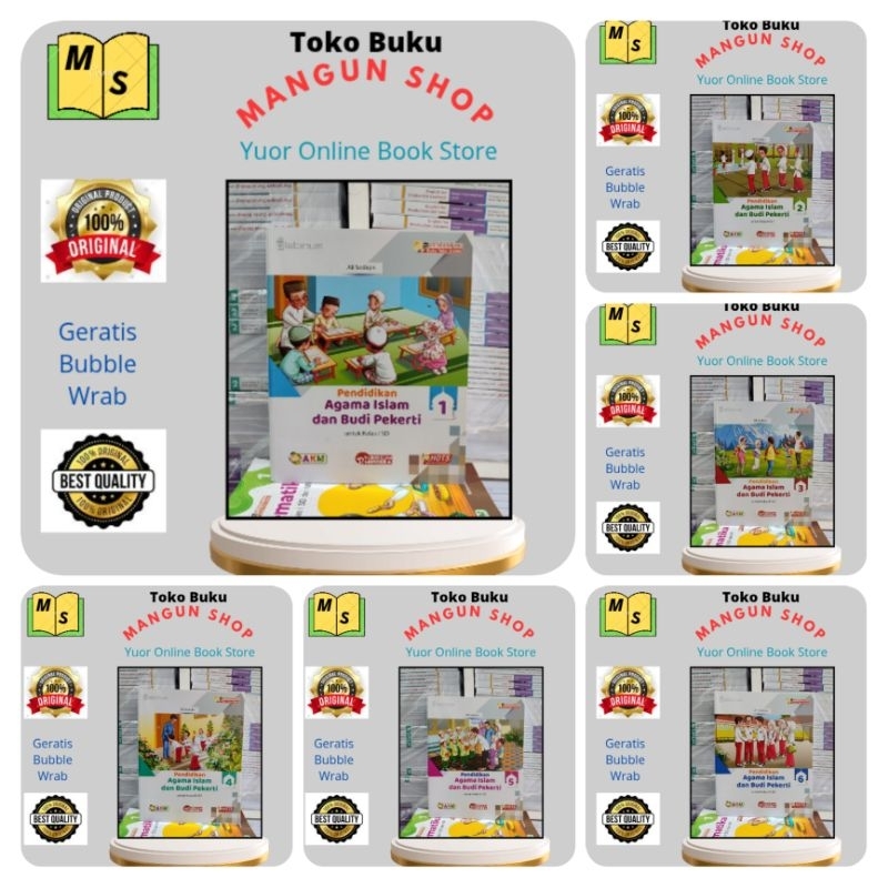 Buku PAI Pendidikan Agama Islam Kelas 1,2,3,4,5,6 SD Kurikulum Merdeka Platinum