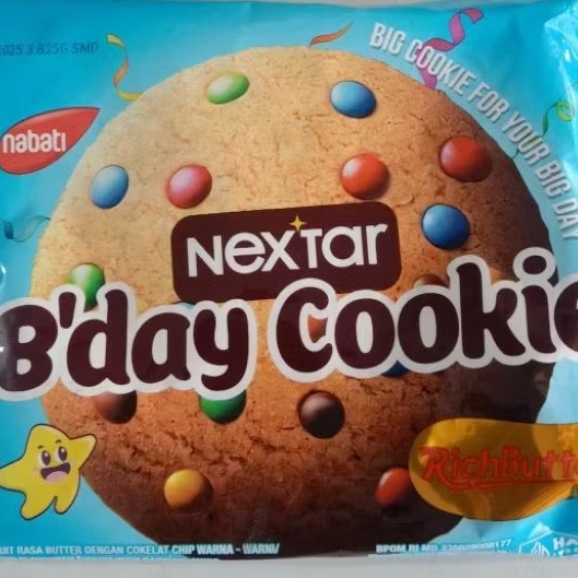 

Nextar B'Day Cookie Nabati 30gr - Rasa Beragam