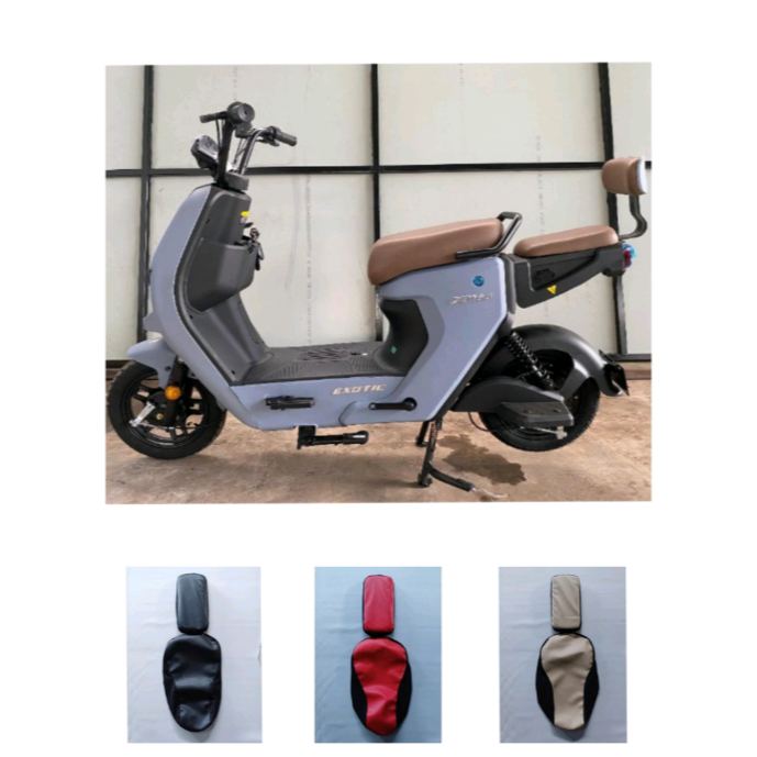 Sarung Jok Sepeda Listrik EXOTIC X660 Model POLOS/ Cover Jok EXOTIC X660 Desain Polos Nyaman & Tahan