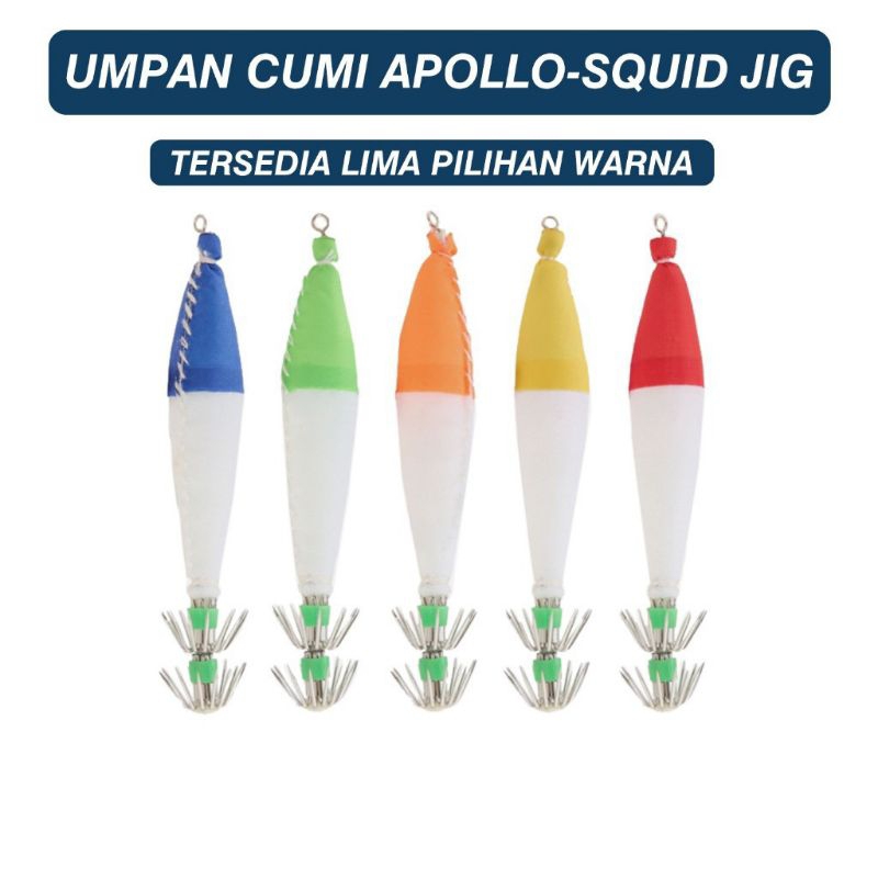 Umpan pancing cumi Apollo-Squid