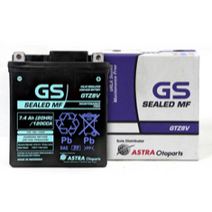 AKI GS, AKI (GTZ8V 12V - 7.4Ah) ORIGINAL, AKI KERING R-25,MT25,XMAX, NINJA-250, CBR 250, VESPA SPRIN