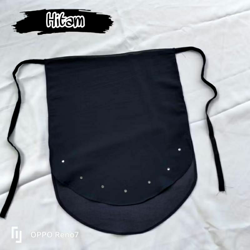 niqob cadar tali 2 layer motif payet manik cantik cadar model terbaru