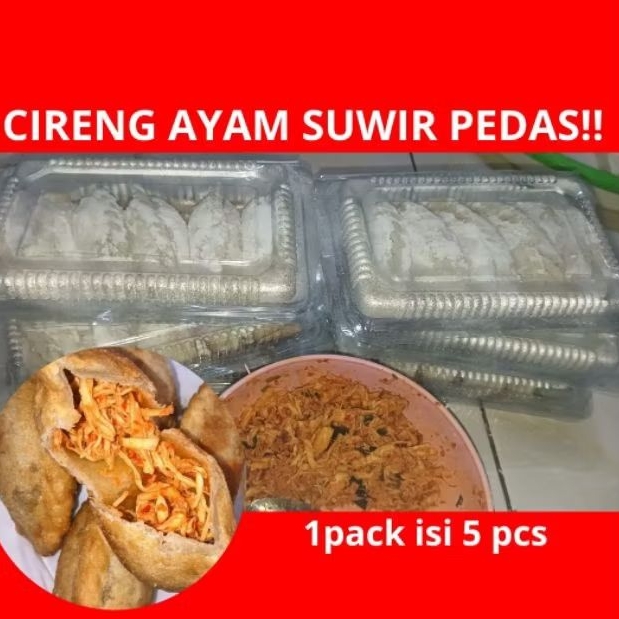 

CIRENG ISI AYAM SUWIR PEDAS ENAK (1 PACK ISI 5) BEST SELLER[HALAL]