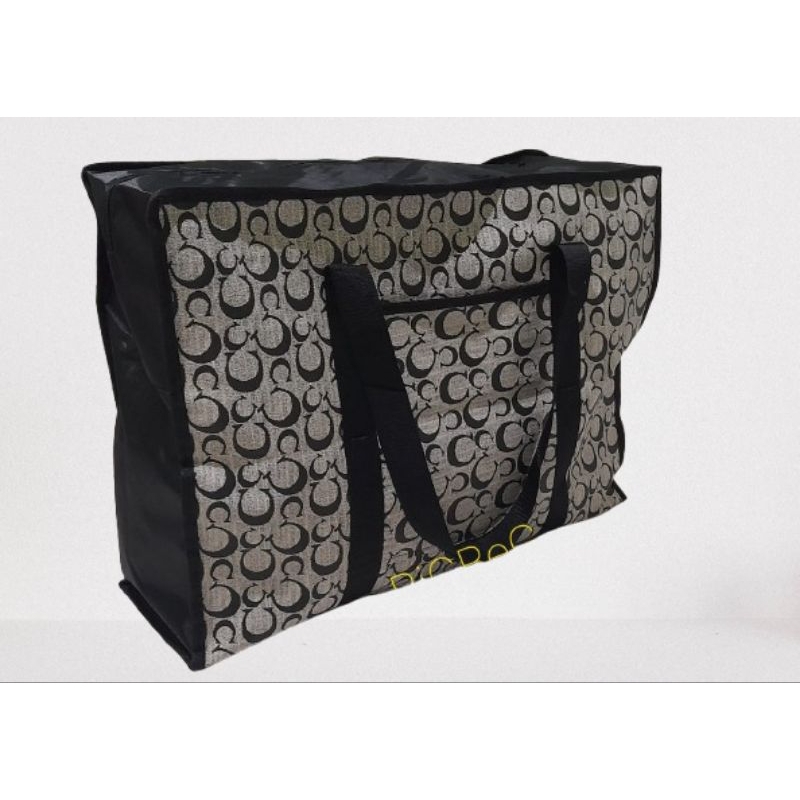bigbeg - Tas Belanja Terpal Motif Micro JUMBO Tas Mudik Tas Laundry Serbaguna Totebag