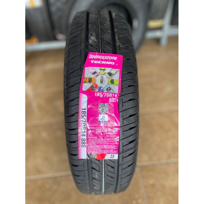 Ban luar BRIDGESTONE TECHNO TECAZ 185 70 14 185-70 R14 185/70 R14 185/70/14 18570R14