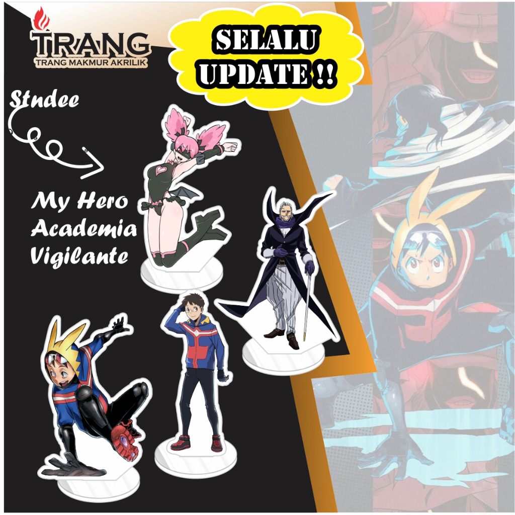 Standee Figure Akrilik My Hero Academia Vigilante / Standing Action figure Acrylic MyHeroAcademiaVig