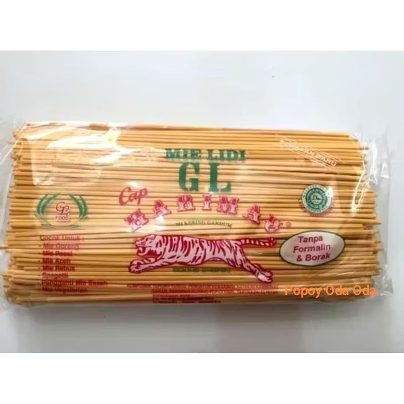 

Mie Lidi Cap GL Harimau 500gr