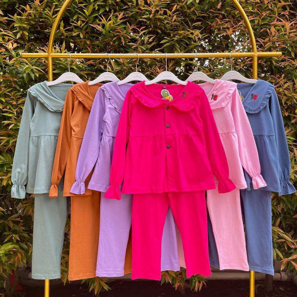 Setelan Celana Panjang Anak Perempuan Laniza Usia 3 - 7 Tahun By Pineapple Kids