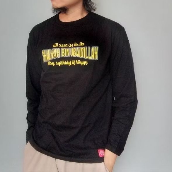 Asadu tawheed - Islamic Apparel - Kaos Sahabat Nabi  - Kaos Lengan Panjang Thalhah Bin Ubaidillah