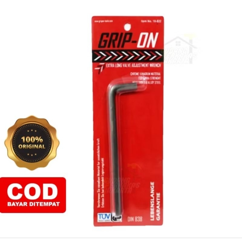 GRIP ON KUNCI L STEL KLEP