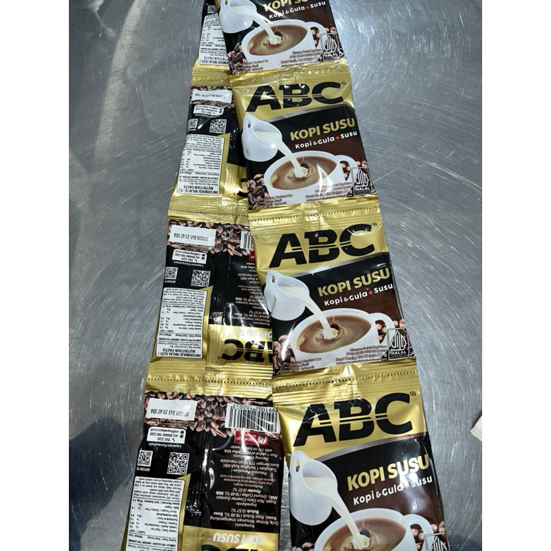 

kopi ABC KOPI SUSU per renteng isi 10x30g