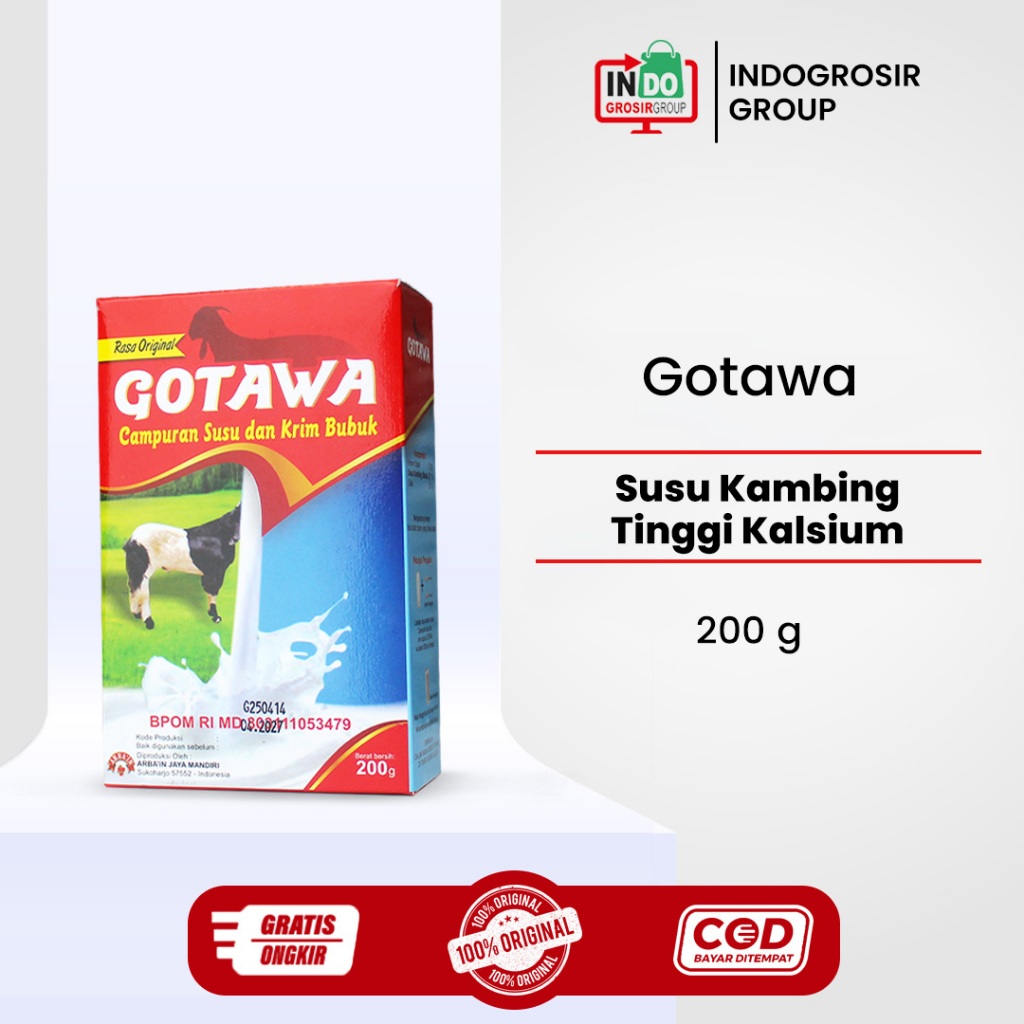 

SUSU KAMBING ETAWA GOTAWA ORIGINAL – Susu Kambing Bubuk Tinggi Kalsium & Nutrisi Alami