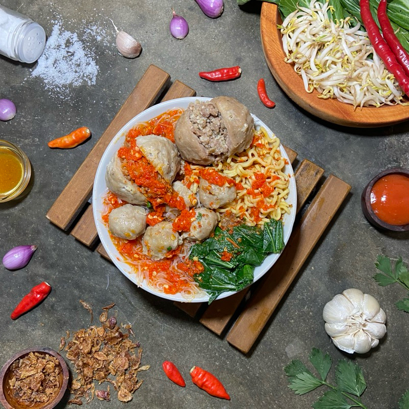 

Bakso Sapi Urat Isi Campur (Hot Jeletot + Daging Cincang + Kecil) 500gram