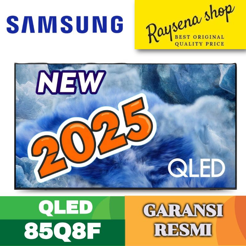 SAMSUNG QLED 85 INCH 85Q8F SMART TV QLED UHD 4K 85 INCH QA85Q8FAAK WITH VISION AI NEW QA85Q8F / QA85