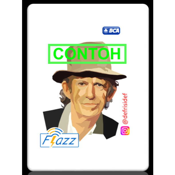 BCA Flazz Custom Design Gambar WPAP