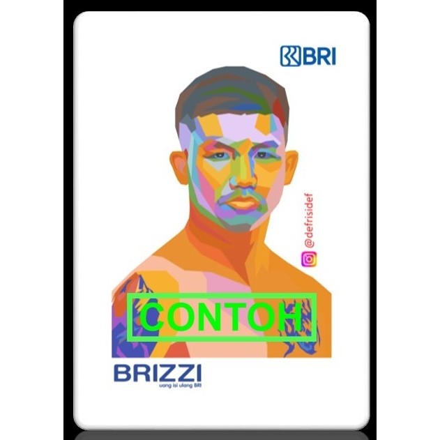 BRI BRIZZI Custom Design Gambar WPAP