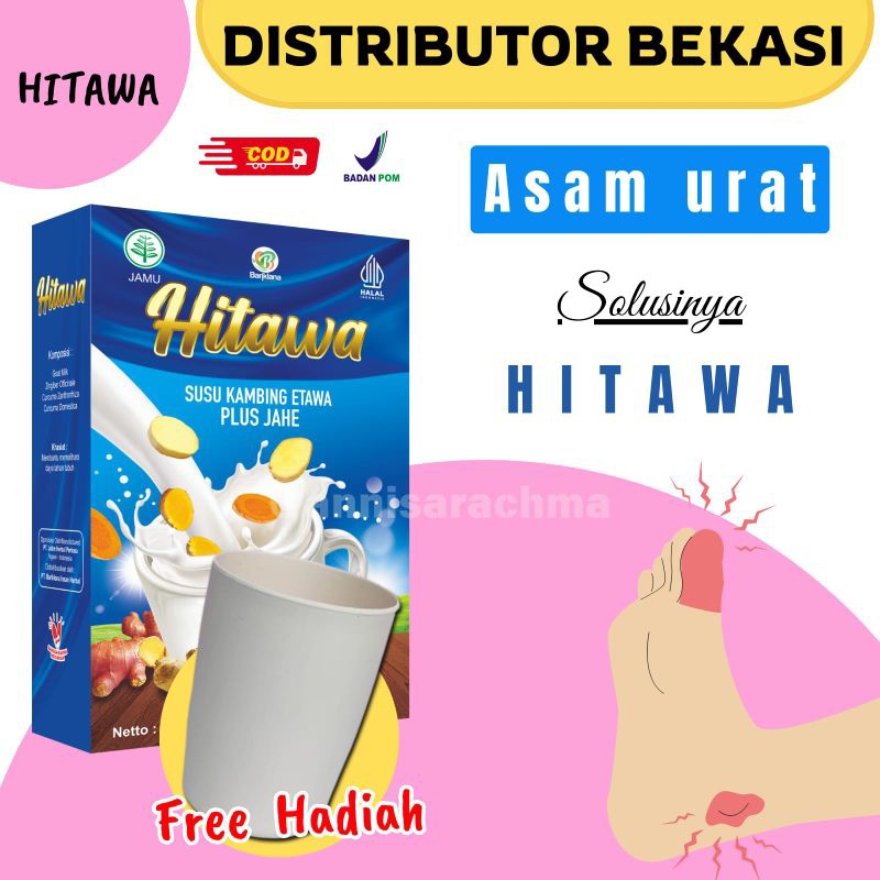 

[BISA COD + GARANSI] HITAWA 1 BOX @200GR | MENGATASI ASAM URAT