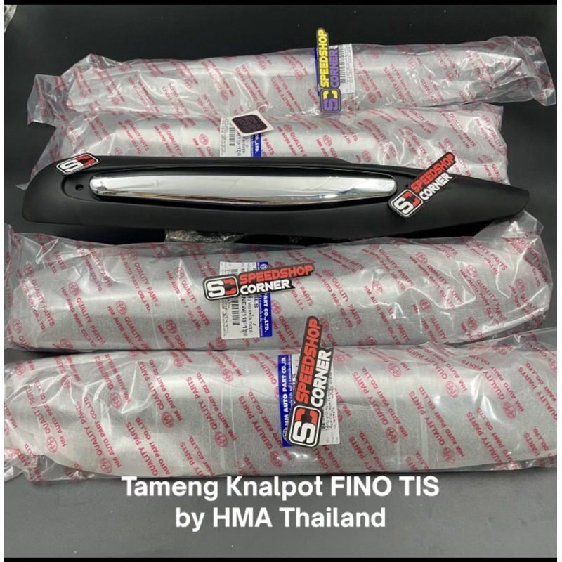 Tameng Knalpot FINO TIS Cover Knalpot FINI TIS by HMA Thailand Tameng Knalpot Yamaha Fino Tis Thaila