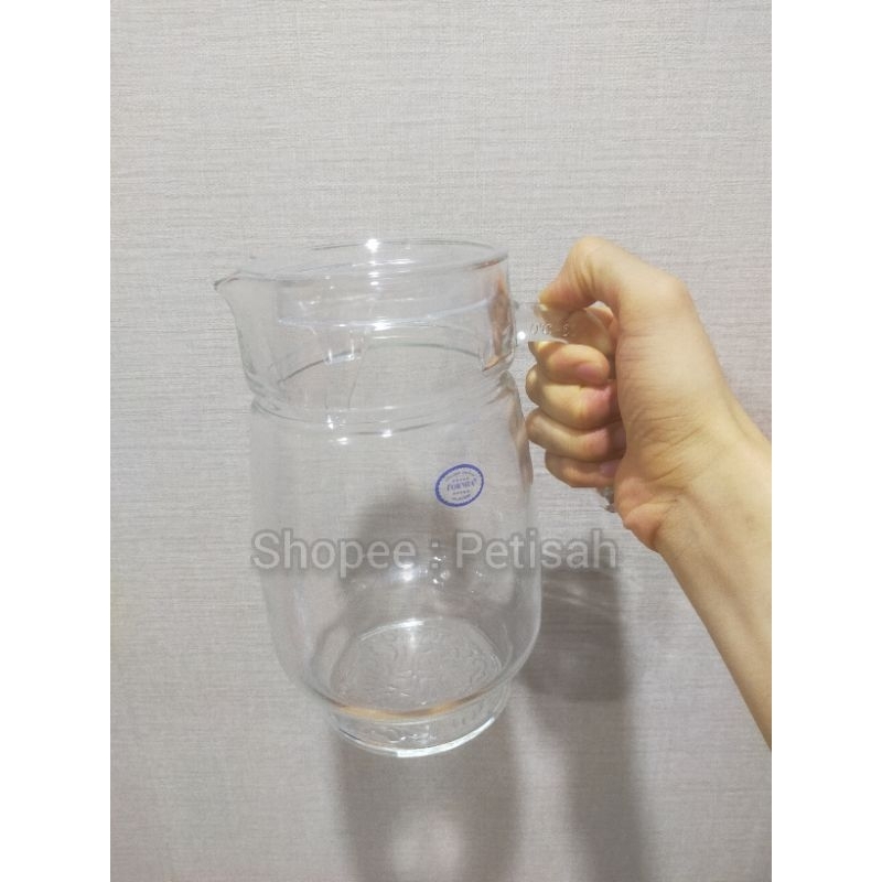 Pitcher Kaca Formia Tenere 1,6 Liter / Water Jug Formia Tenere 1,6 Liter / Eskan Kaca Formia Tenere 
