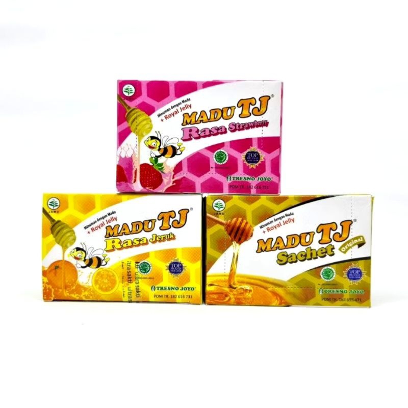 

MADU TJ Sachet Rasa Original dan Strawberry 20gr