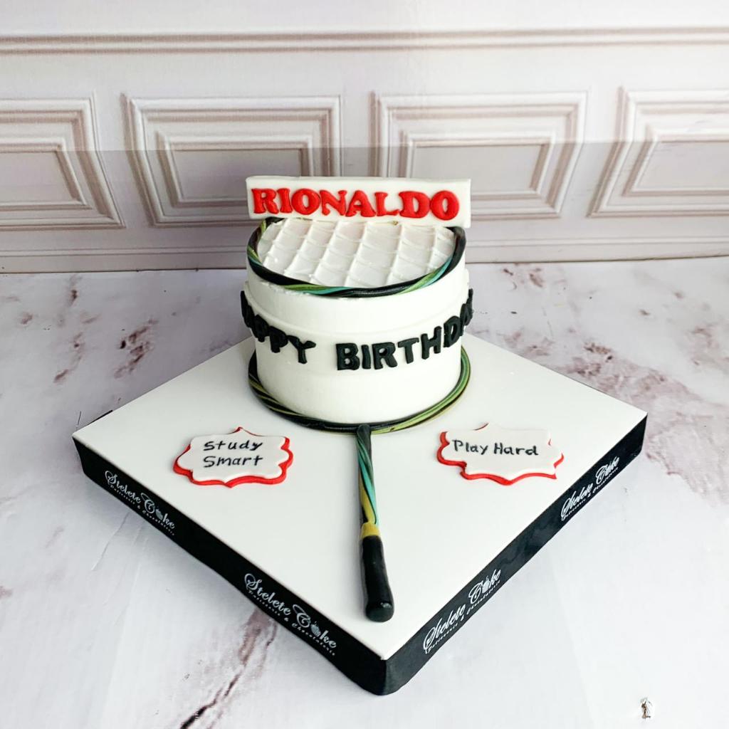 

Kue Ulang Tahun/Birthday Cake/Kue Ultah Tema Raket/Kue Birthday jakarta/Raket Cake
