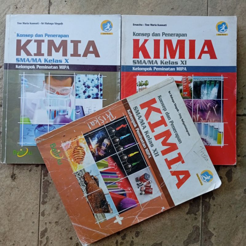 BUKU PAKET KIMIA SMA KELAS 10,11,12 / BAILMU EDISI REVISI