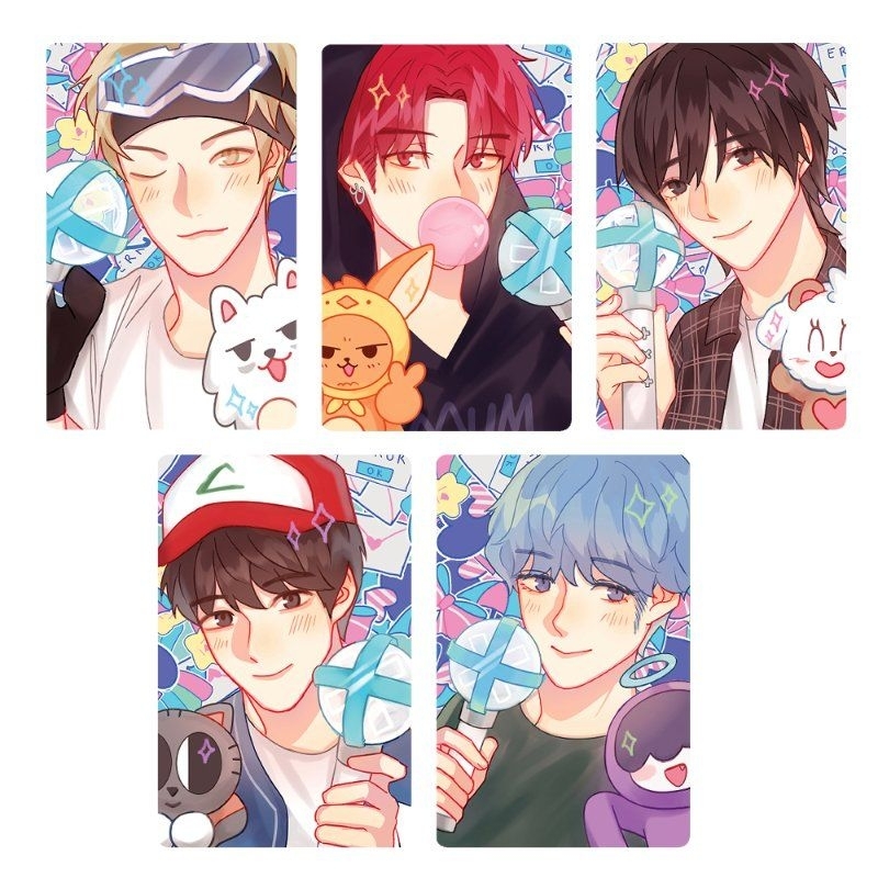 TXT holographic photocard fanart