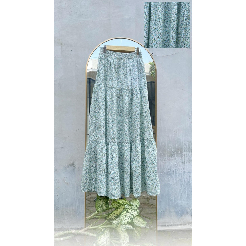 Luna Skirt | Rok Wanita | Rok Panjang Lucu | Rok Panjang Motif | Rok Panjang Vintage