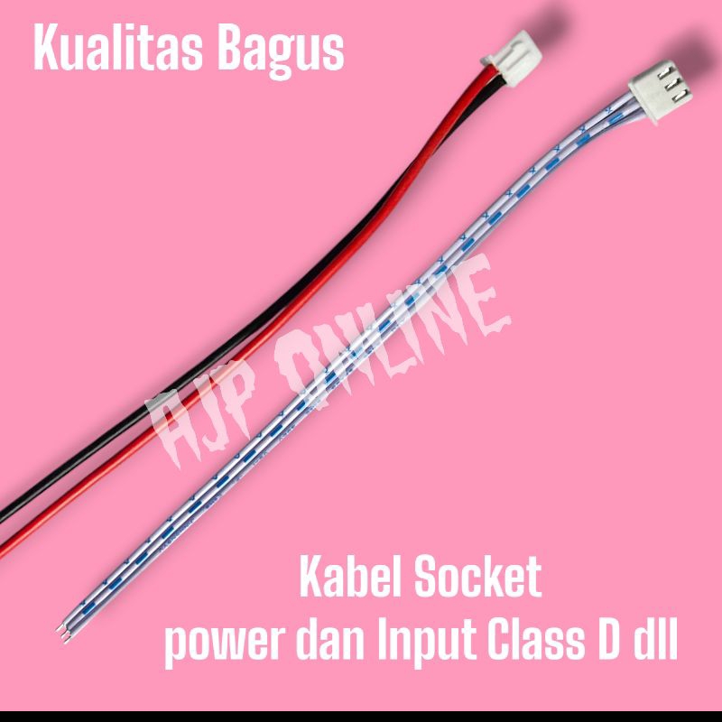 Kabel Power Class D kabel Socket 3 pin kabel 2 pin Socket