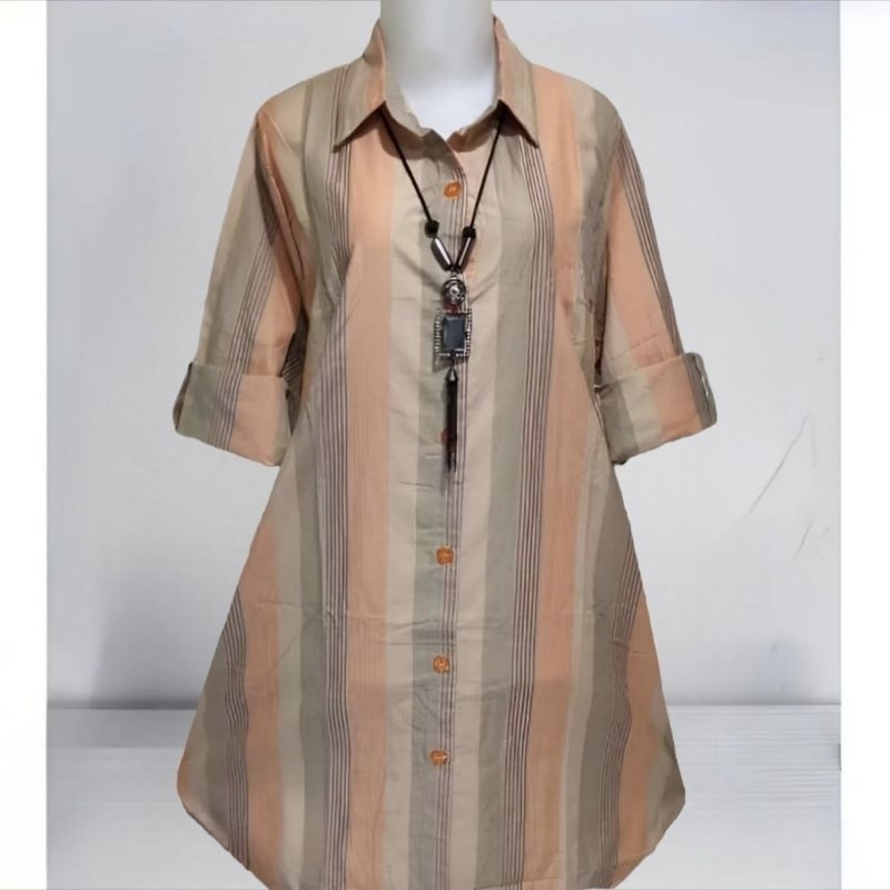TUNIK MOTIF GARIS GARIS WANITA AYUKA