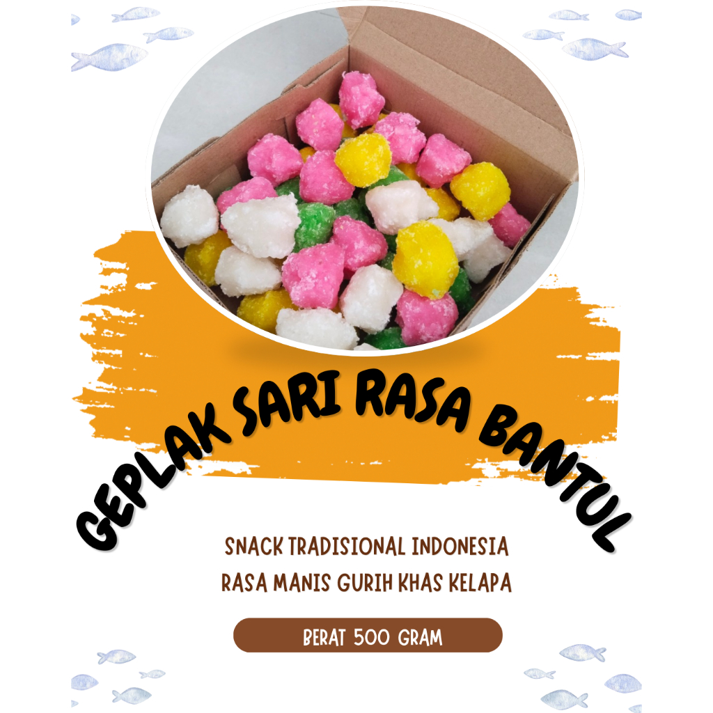 

Geplak Sari Rasa Asli Bantul Jogja / Oleh Oleh Jogja Khas Jogja 500 Gram