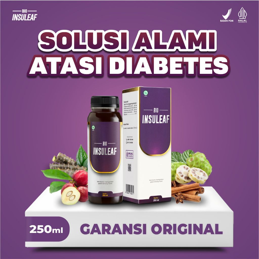 

Bio Insuleaf – Herabal Alami Bantu Atasi Kencing Manis Dan Turunkan Gula Darah