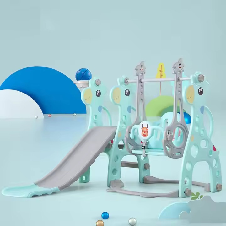 Perosotan 3 in 1 Prosotan FREE AYUNAN + RING BOLA BASKET Mainan Anak Kisubo VRT JM 4 in 1 + Musik