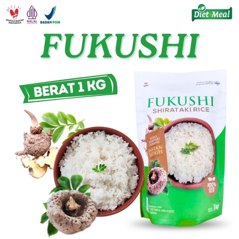 

Beras Porang Shirataki FUKUSHI # 1 kg