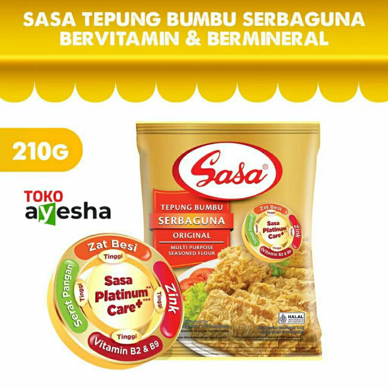 

Sasa Tepung Bumbu Serbaguna Original 210 gr