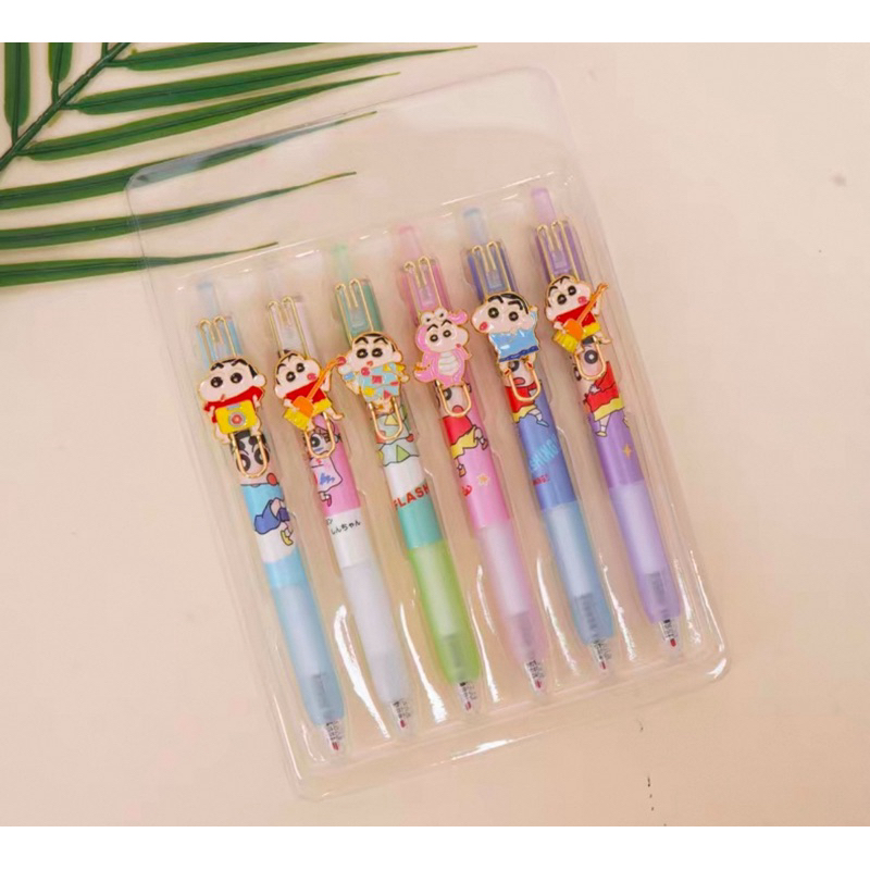 

set pen pulpen shinchan alat tulis lucu