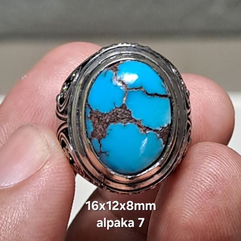 CINCIN 7 PIRUS MESIR URAT MERAH FANCY BLUE CEPLOK KURA