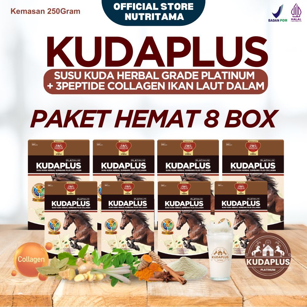

Susu Kuda Kudaplus 100% Asli dari Padang Rumput Sumbawa Cepat Atasi Ashma, Batuk, Pegal Linu dan Rematik Kemasan 250gram Paket 8 Box