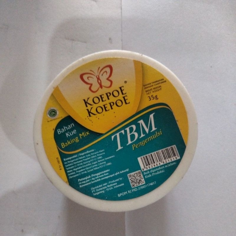 

Tbm 30gram merk kupu kupu