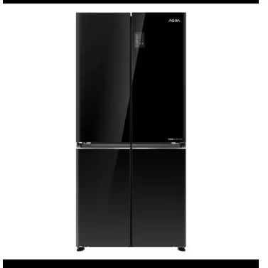 KULKAS 4 PINTU AQUA AQR-TTD546RBG(BK) PINTU KACA