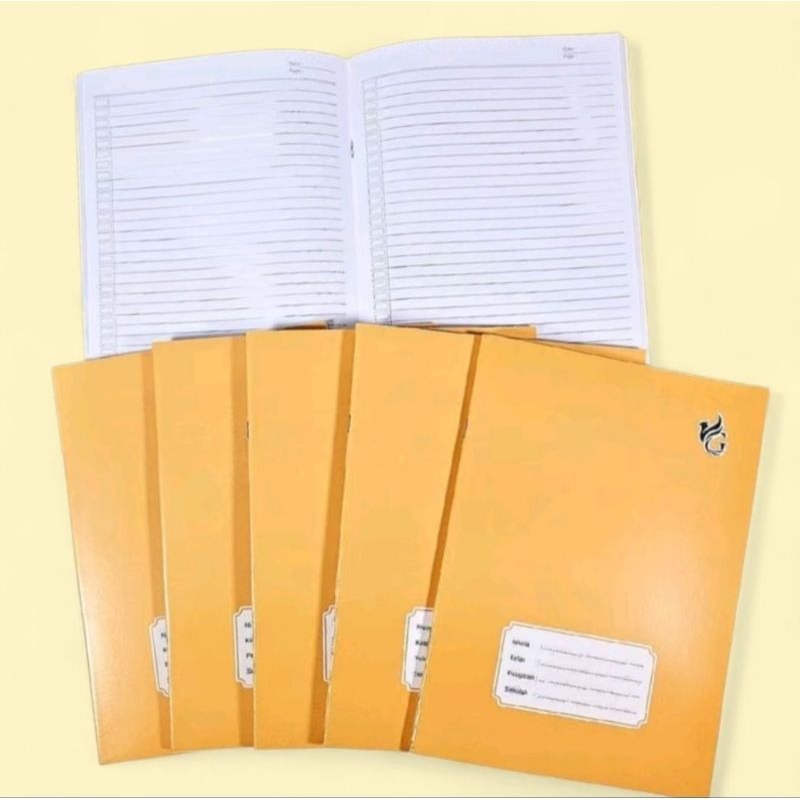 

HJK Buku Tulis G-Campus Boxy Sampul Coklat 50 Lembar
